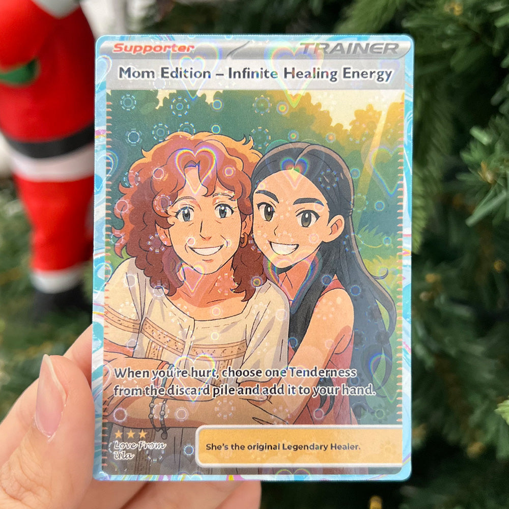 50% OFFđ€©Personalized Mom Anime Supporter Trainer Card