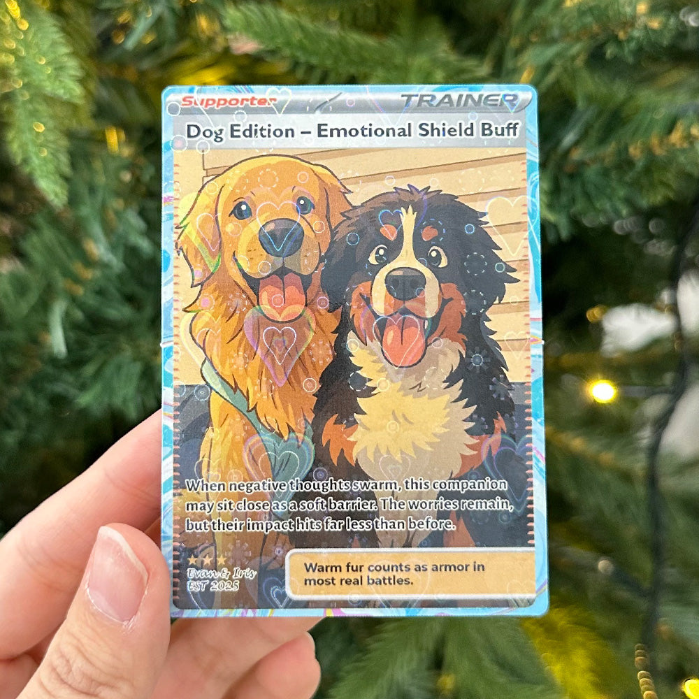 50% OFFđ€©Personalized Pet Anime Supporter Trainer Card