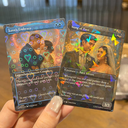50% OFF🤩Custom Magic-Style MTG Couple Art Card