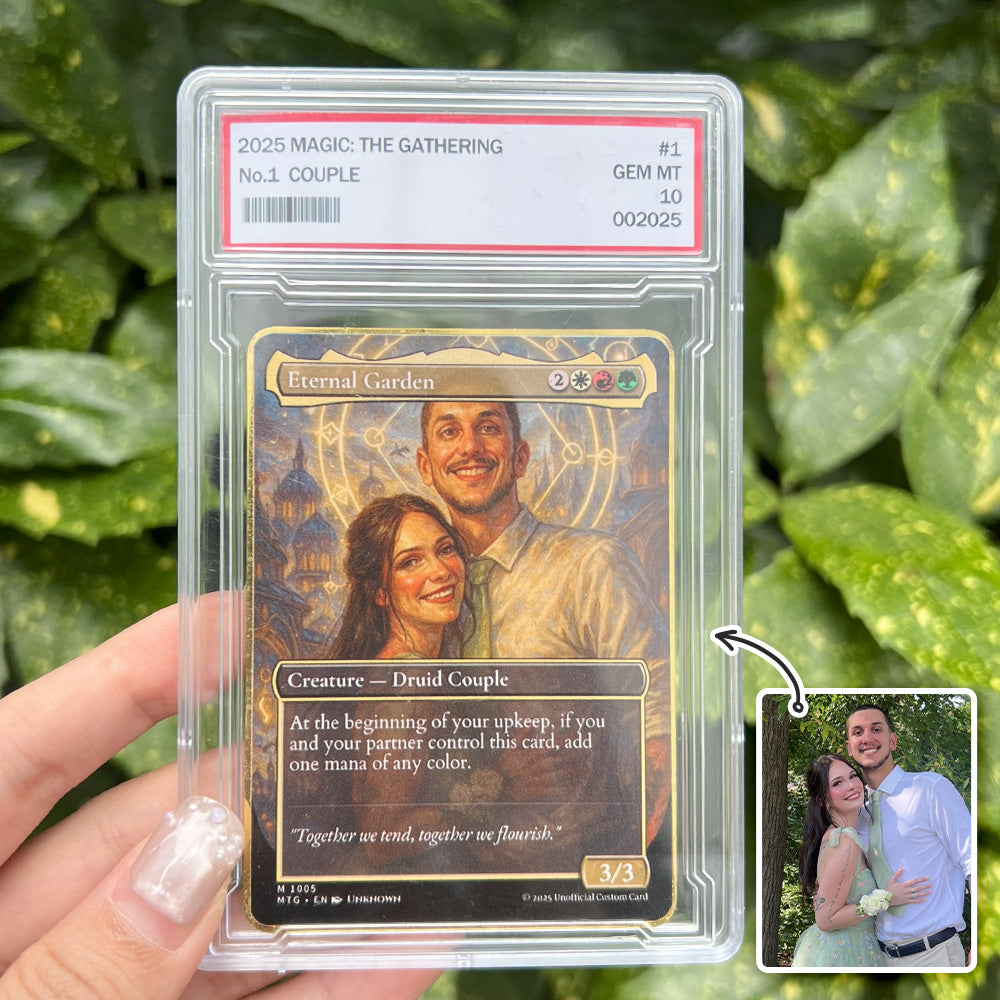 50% OFF🤩Custom Magic-Style MTG Couple Art Card