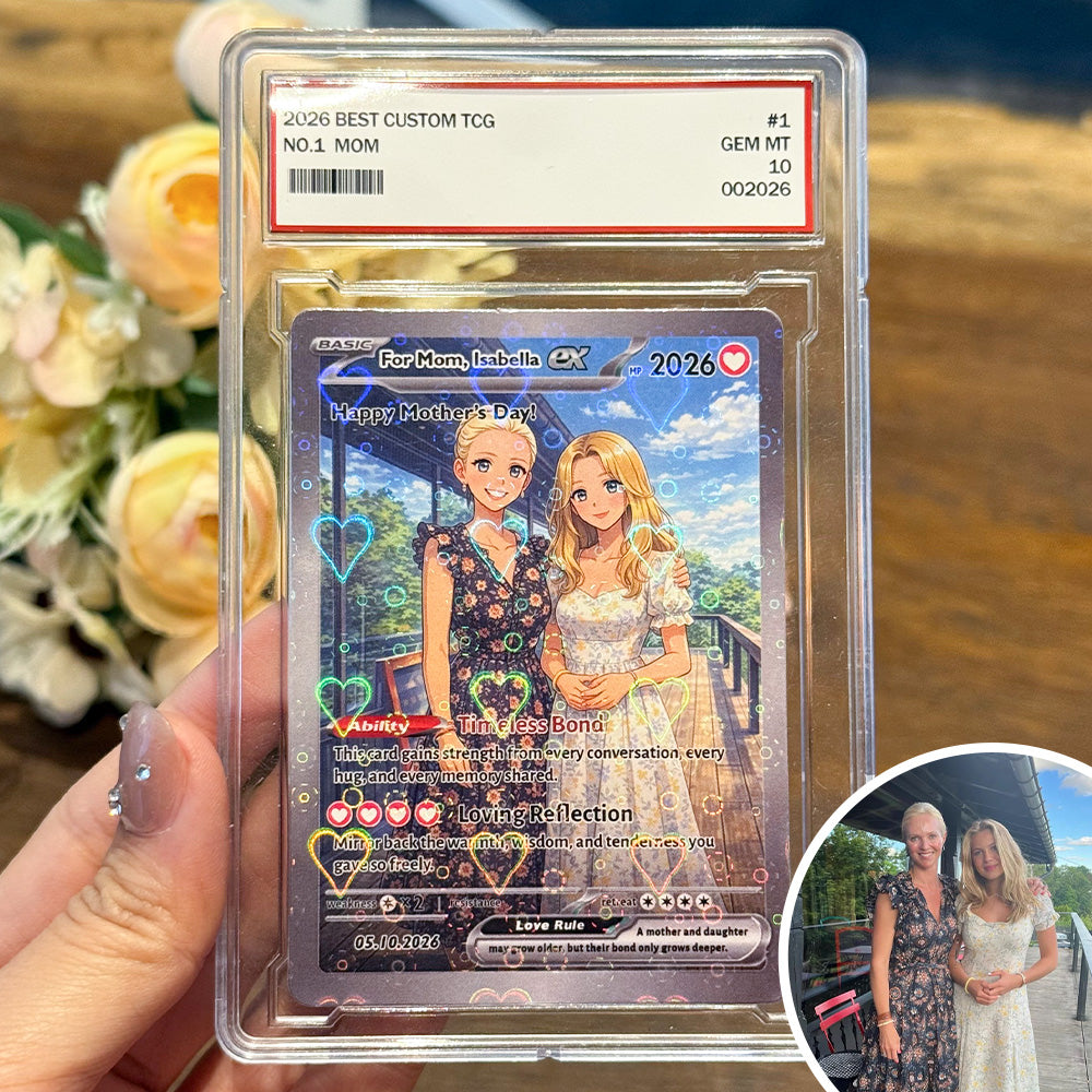 50% OFF💖Personalized Mom Anime Poke Card, Mother's Day Gift