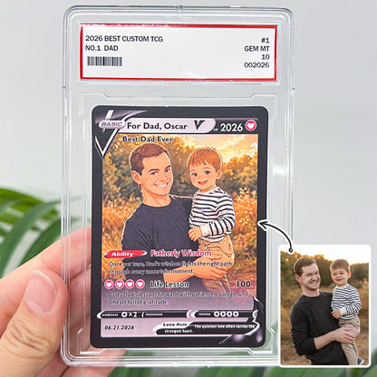 50% OFF💙Personalized Dad Anime Pokecard V/VMAX/GX/EX card For Pokedad
