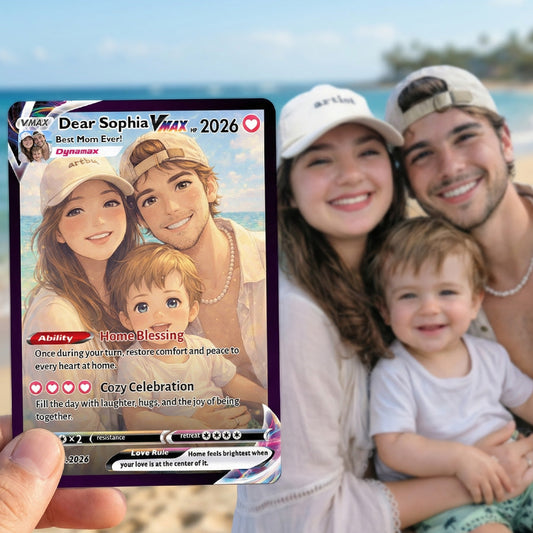 50% OFF💖Personalized Mom Anime Poke Card, Mother's Day Gift