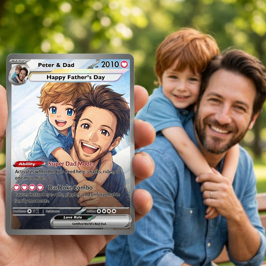 Custom Limited Edition Basic Card Pokecard For Pokedad