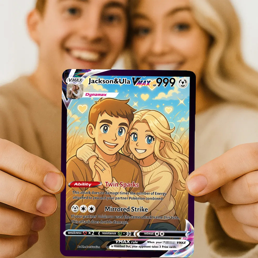 50% OFF🤩Personalized Couple Anime Art Trading Card