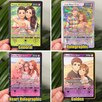 50% OFF🌷Personalized Mom Anime Trainer icon Card, Mother's Day Gift