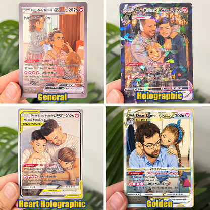 50% OFF💙Personalized Dad Anime Pokecard V/VMAX/GX/EX card For Pokedad