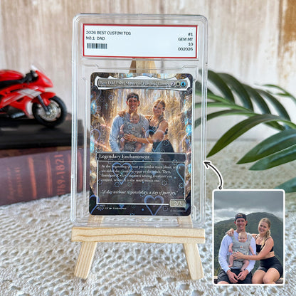 Custom Anime Dad MTG Magic TCG Card, Family Anime Card
