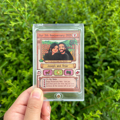 Custom Anniversary Card for Farming Game Lovers