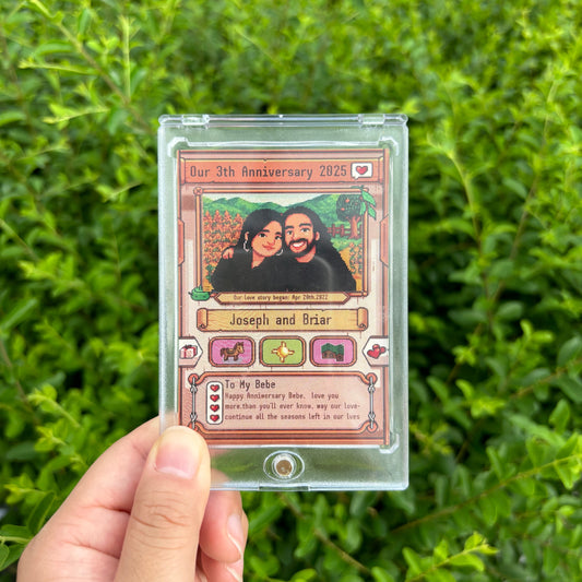 Custom Anniversary Card for Farming Game Lovers
