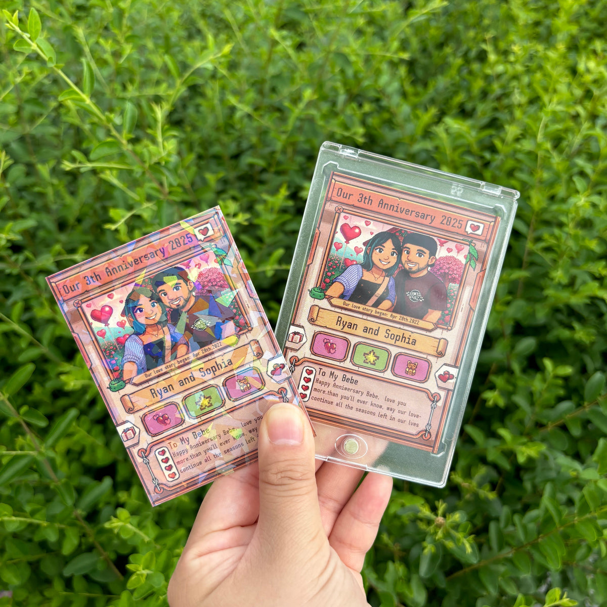 Custom Anniversary Card for Farming Game Lovers