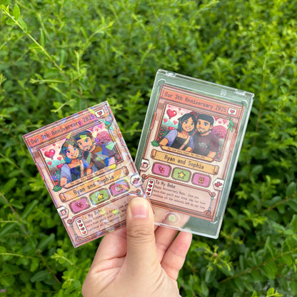 Custom Anniversary Card for Farming Game Lovers