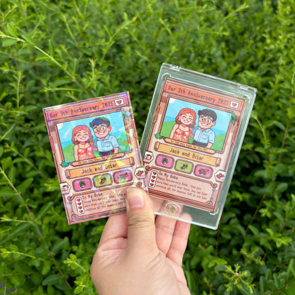 Custom Anniversary Card for Farming Game Lovers