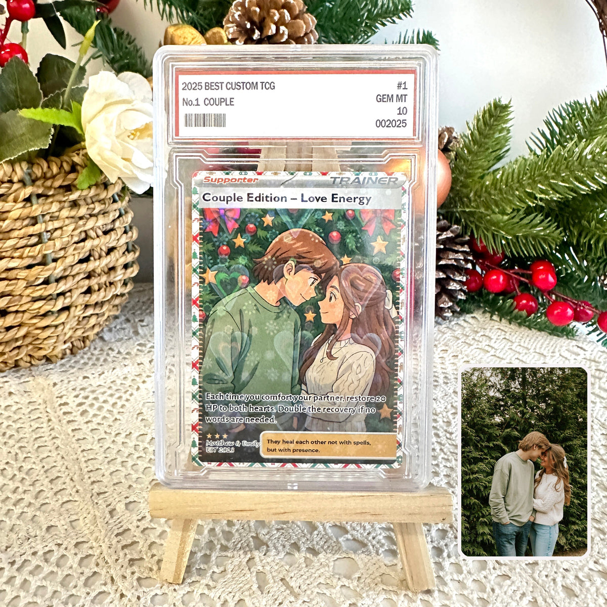 50% OFF🤩Personalized Couple Anime Supporter Trainer Card