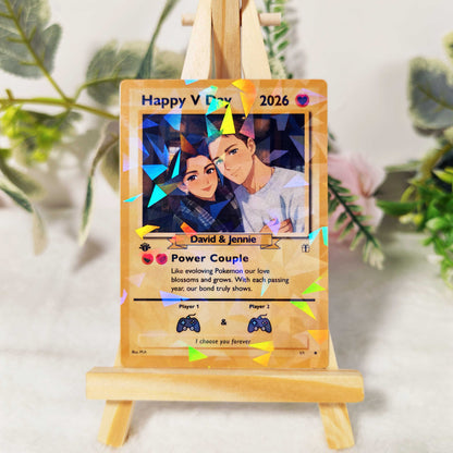 50% OFF💕Personalized Couple Anime Art Classic Card Pokecard