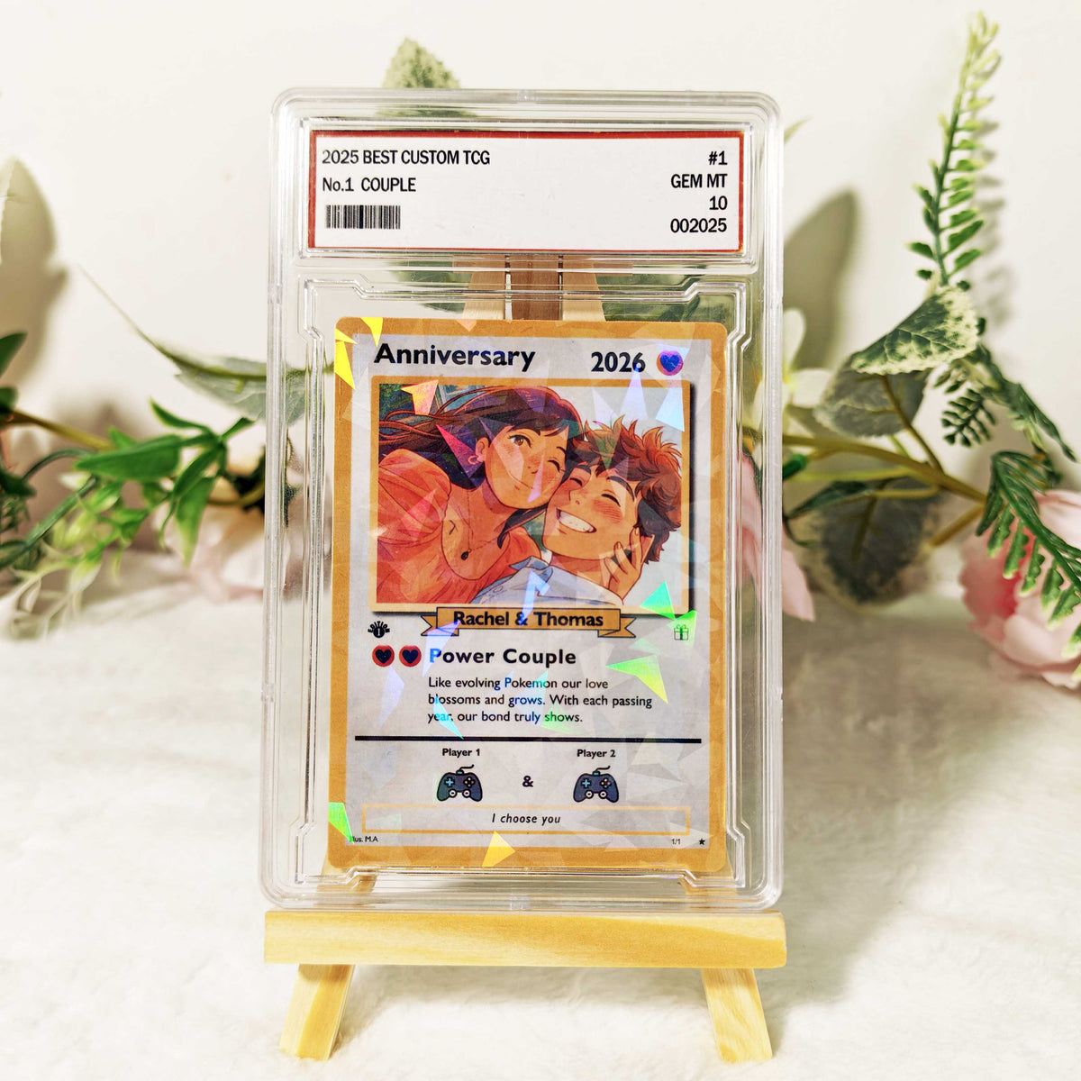 50% OFF💕Personalized Couple Anime Art Classic Card Pokecard
