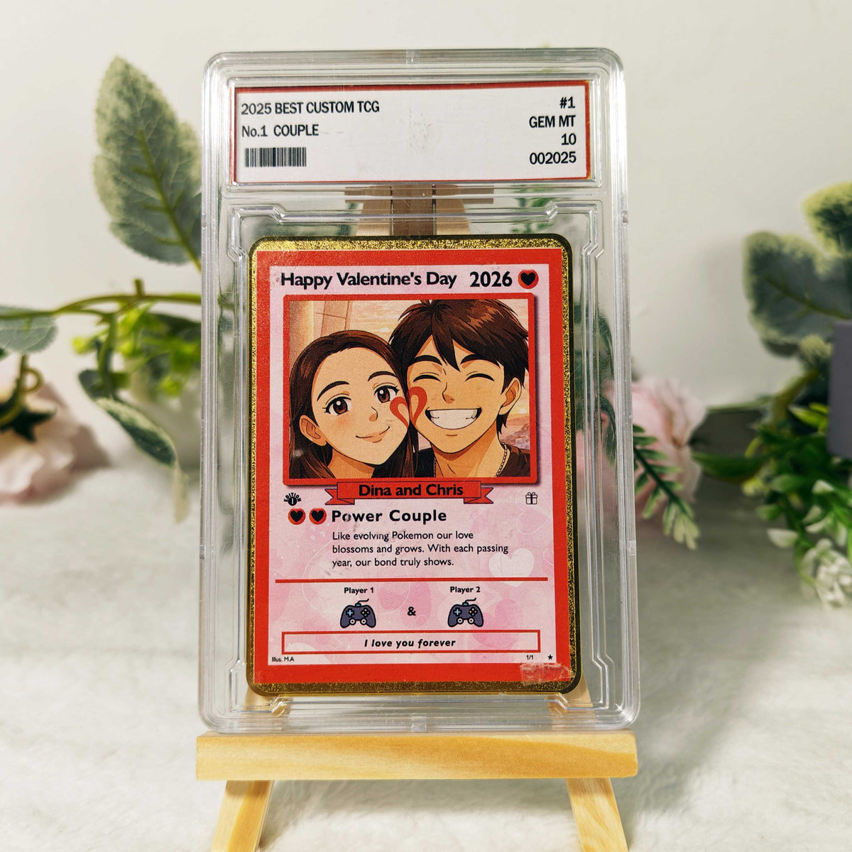 50% OFF💕Personalized Couple Anime Art Classic Card Pokecard