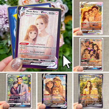 50% OFF💖Personalized Mom Anime Poke Card, Mother's Day Gift