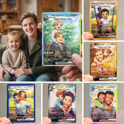 Custom Limited Edition Basic Card Pokecard For Pokedad