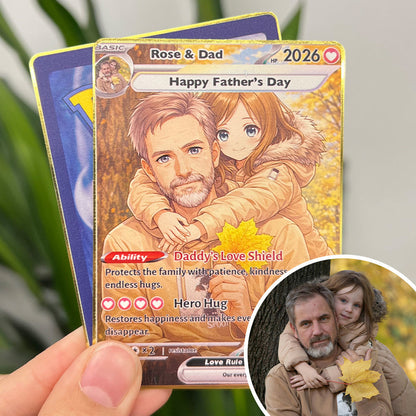 Custom Limited Edition Basic Card Pokecard For Pokedad