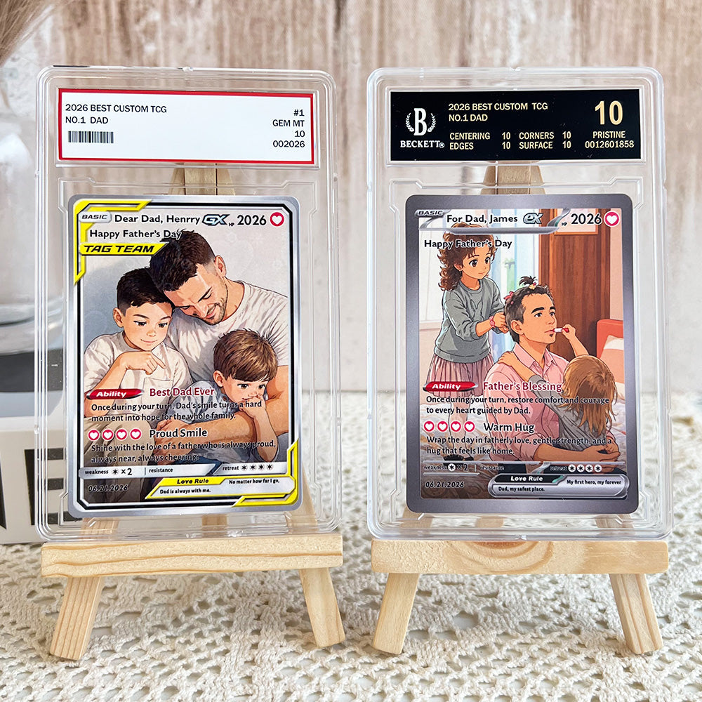 50% OFF💙Personalized Dad Anime Pokecard V/VMAX/GX/EX card For Pokedad