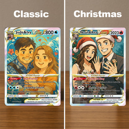 50% OFF🤩Personalized Couple Anime Art Trading Card