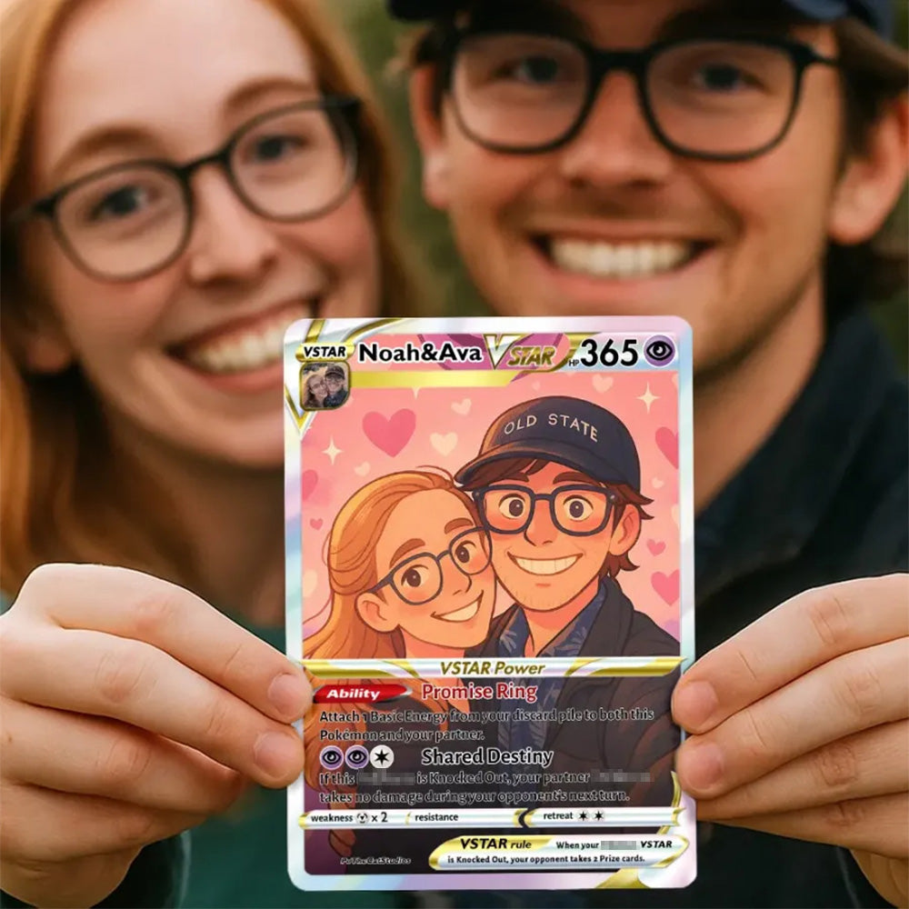 50% OFF🤩Personalized Couple Anime Art Trading Card