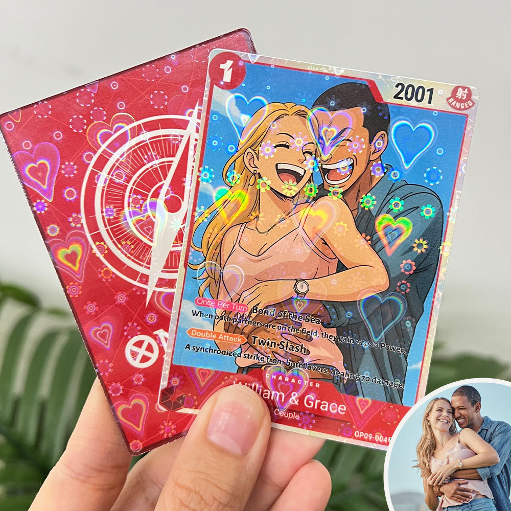 50% OFF🤩Personalized Anime Couples OP Style TCG Card