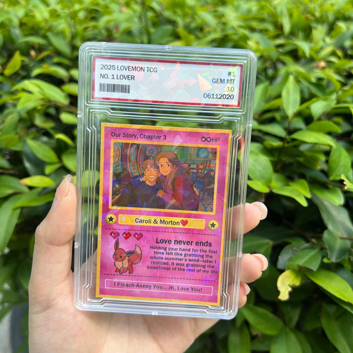 50% OFF💕Personalized Couple Pixel Anime Art Classic Card Pokecard