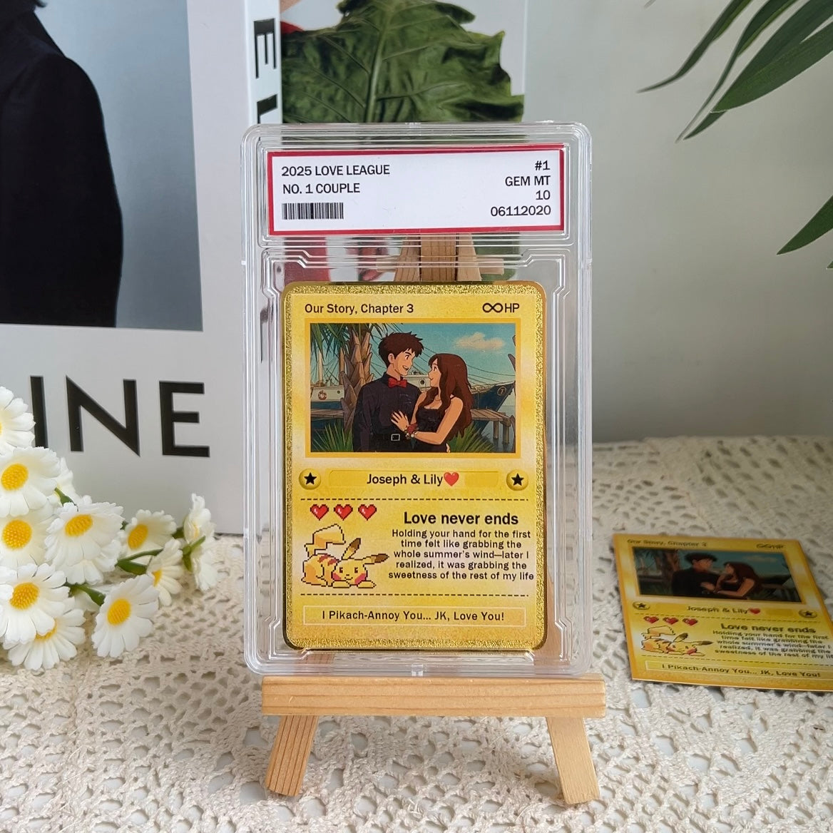 50% OFF💕Personalized Couple Pixel Anime Art Classic Card Pokecard