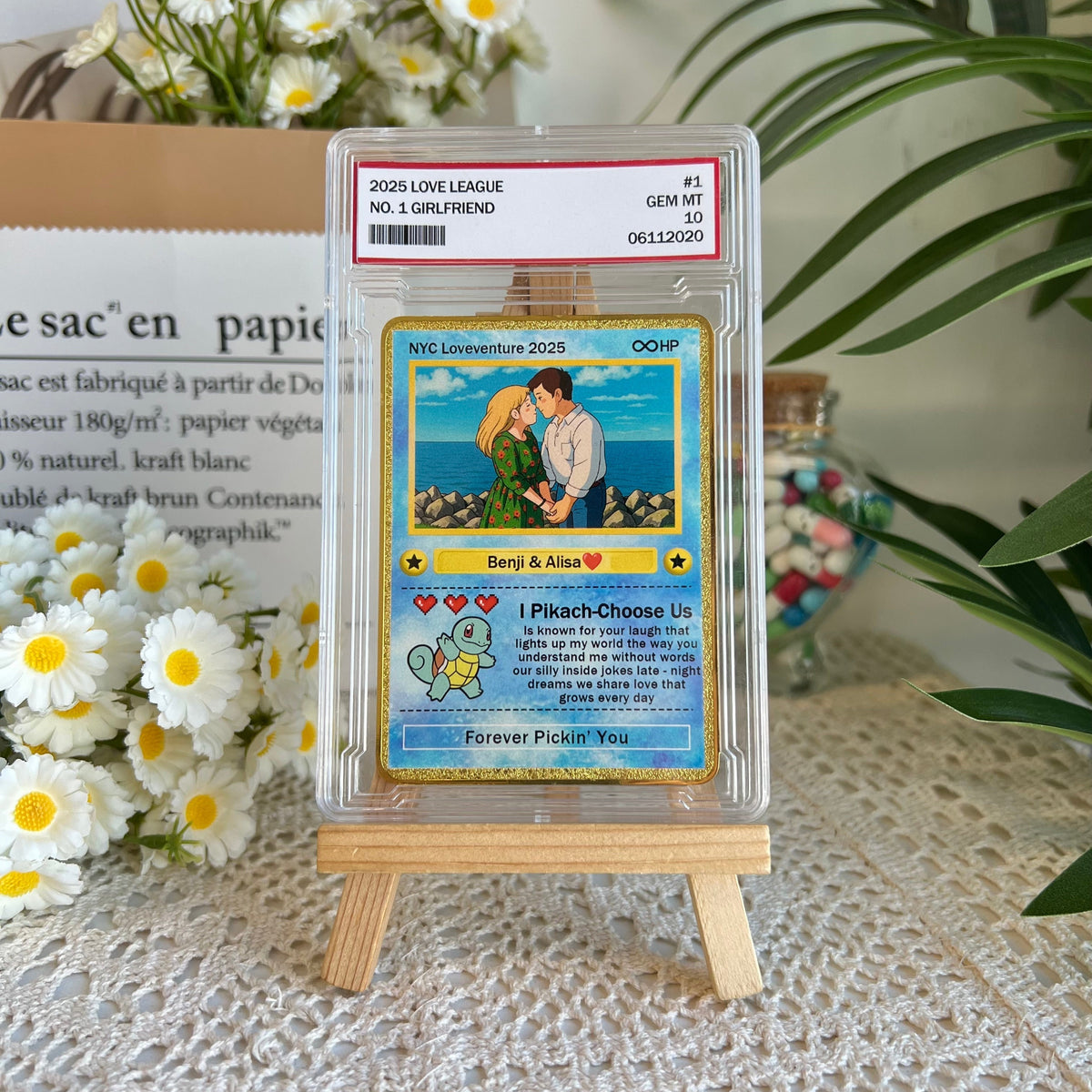50% OFF💕Personalized Couple Pixel Anime Art Classic Card Pokecard