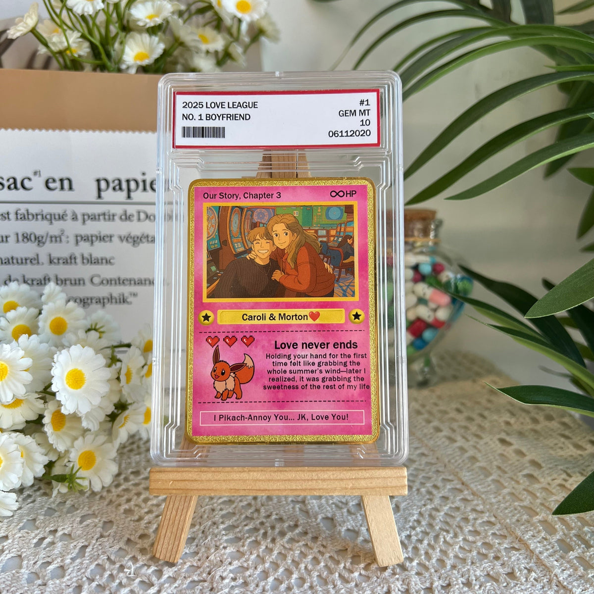 50% OFF💕Personalized Couple Pixel Anime Art Classic Card Pokecard