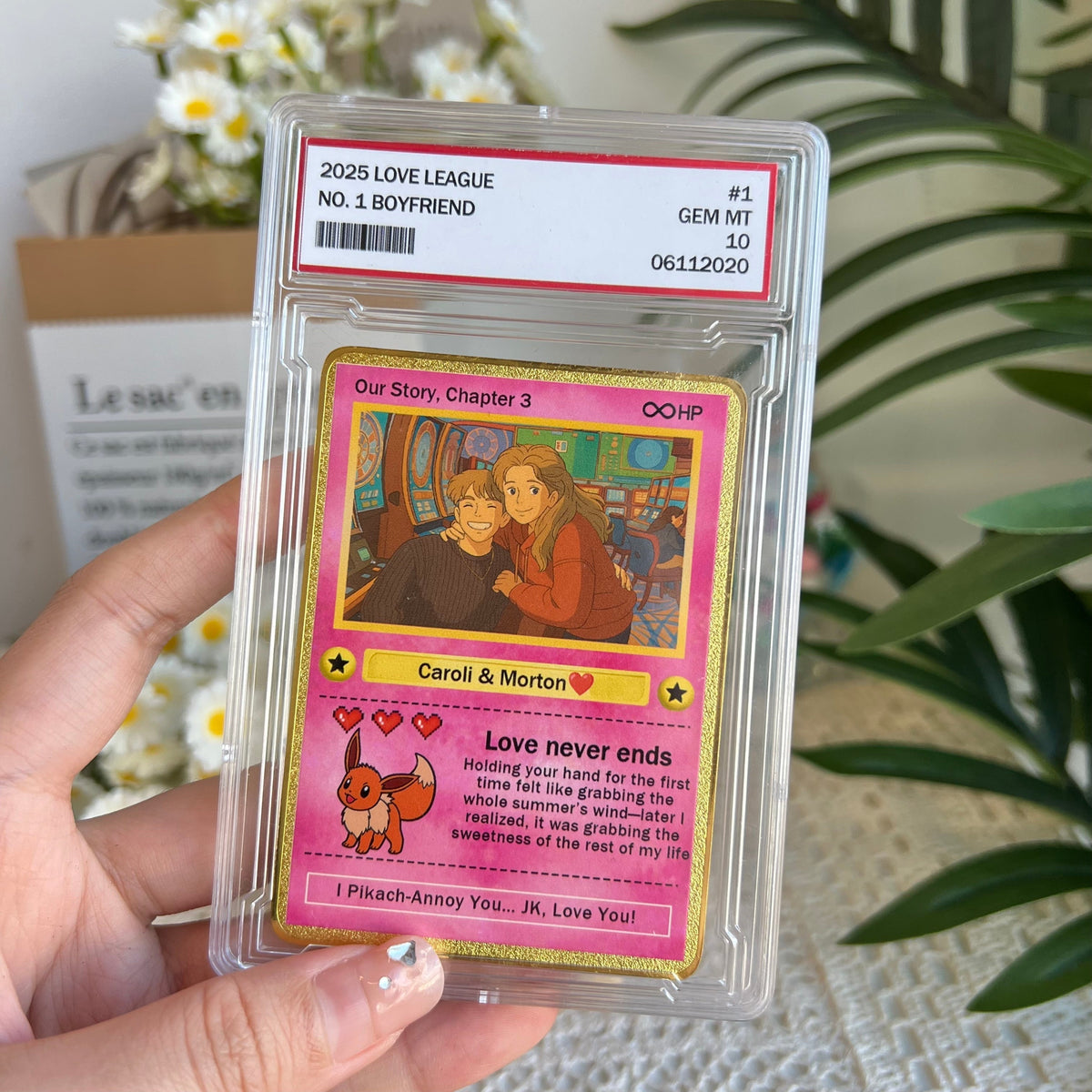 50% OFF💕Personalized Couple Pixel Anime Art Classic Card Pokecard