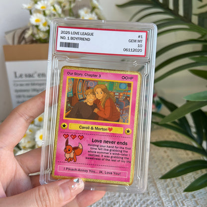 50% OFF💕Personalized Couple Pixel Anime Art Classic Card Pokecard