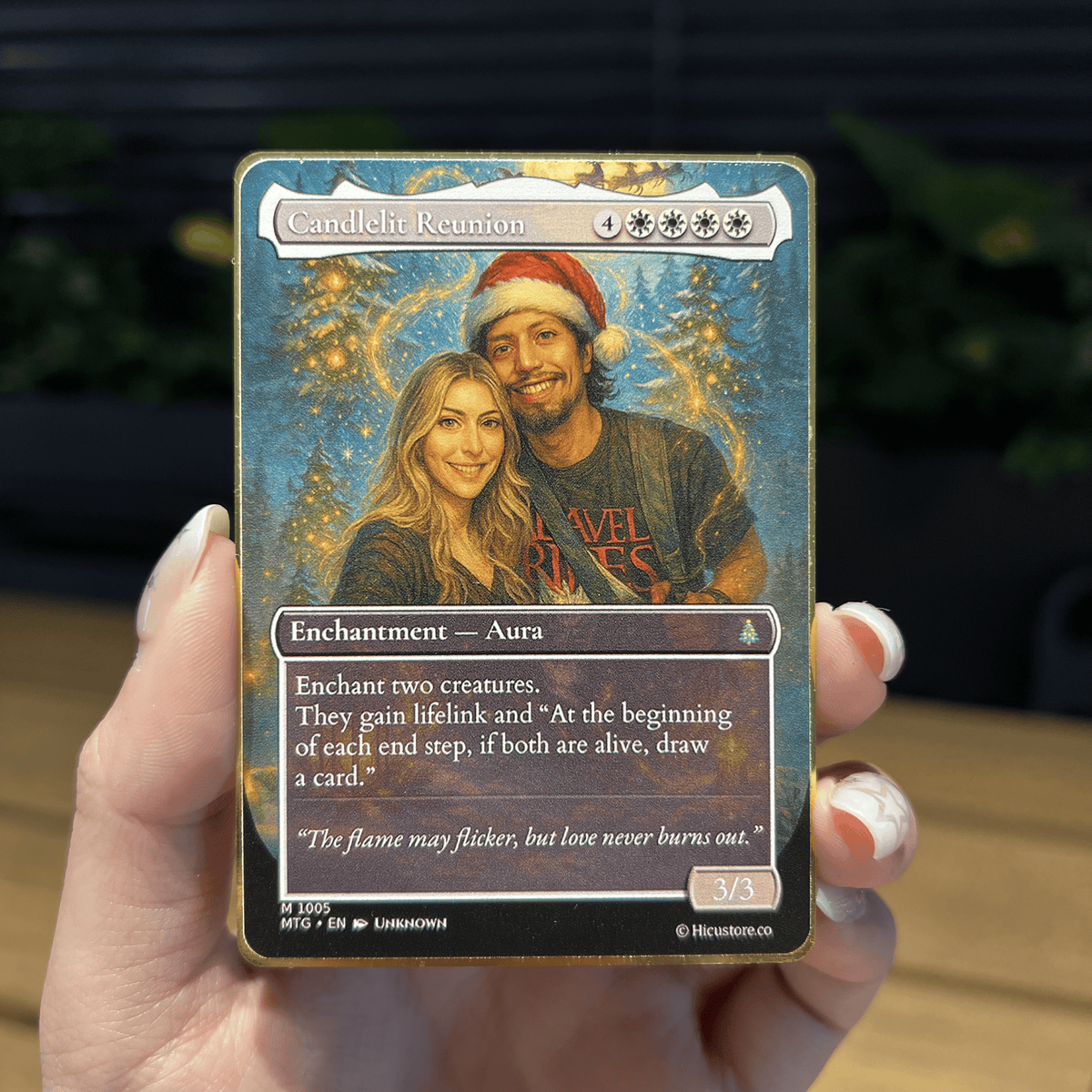 50% OFF🤩Custom Magic-Style MTG Couple Art Card