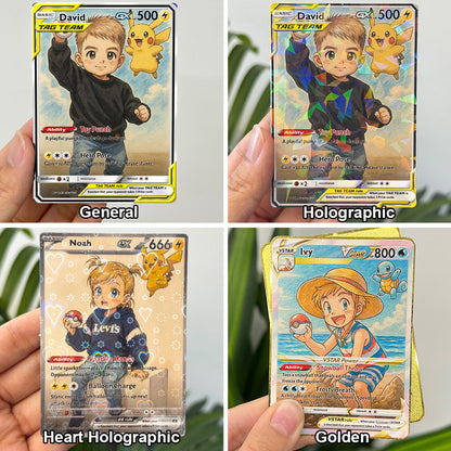 50% OFF🤩Personalized Kid Anime Art Trading Card