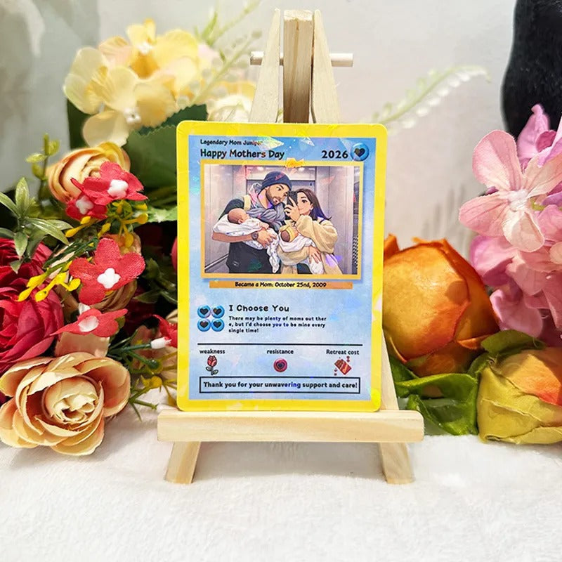 Custom "Legendary Mom" Mother’s Day Anime Style Love Card